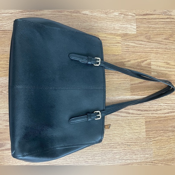 Black Coach Turnlock Carryall Bag - Picture 5 of 9